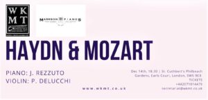 Two classical concerts in London December 14th